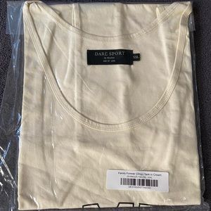 *NWT* Family Forever (Drop) Tank - Cream (Limited) (699/1000 made)